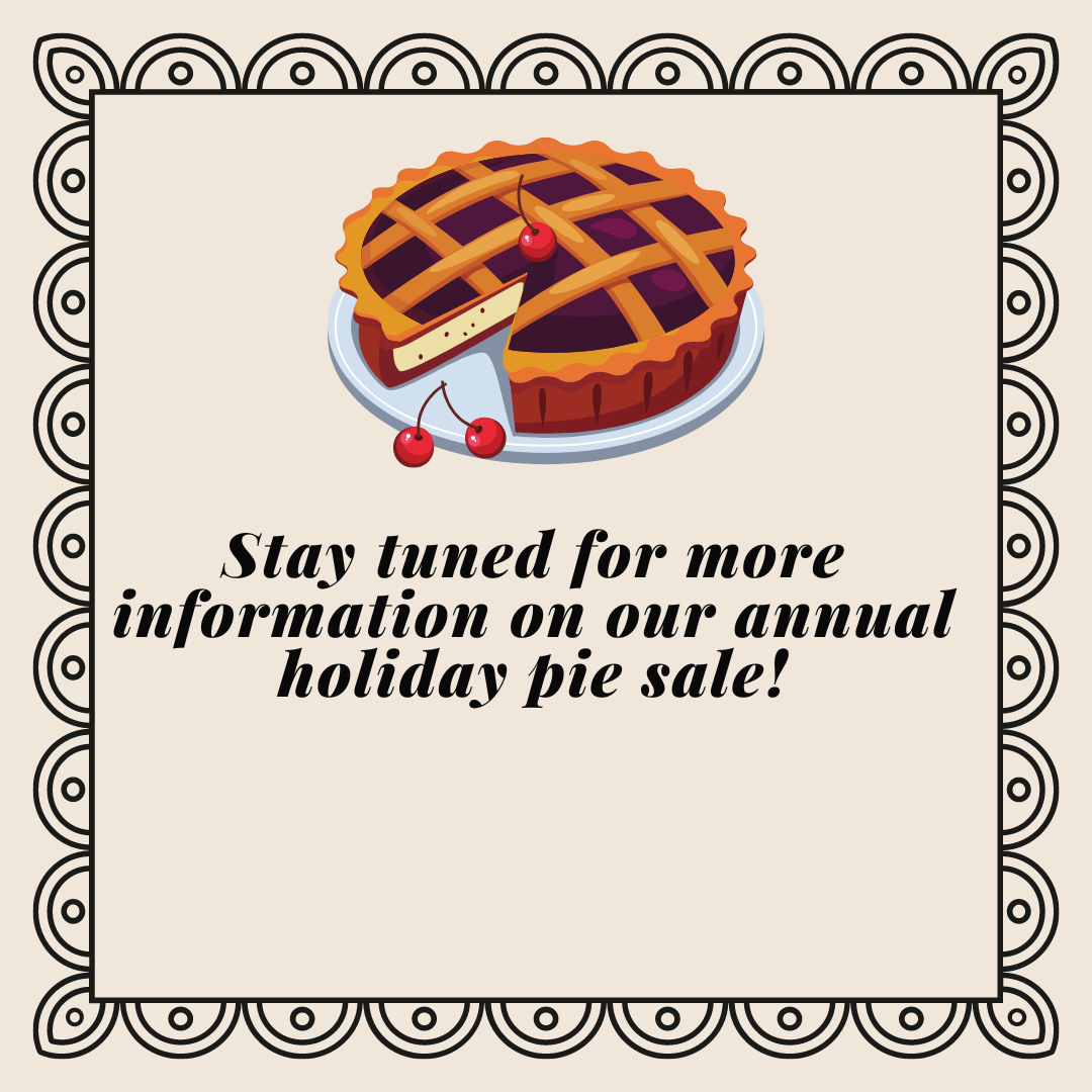 Annual Pie Sale