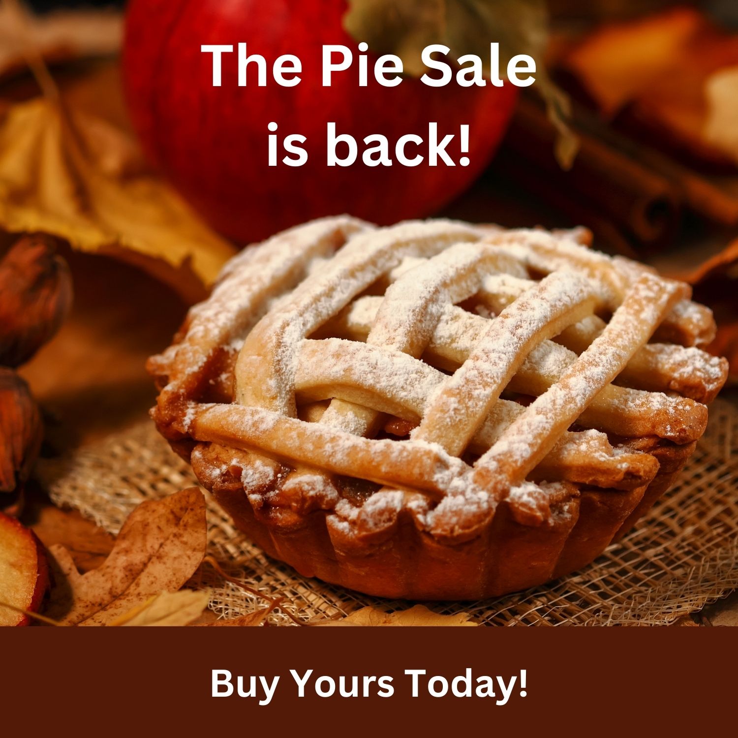 The Pie Sale is back!