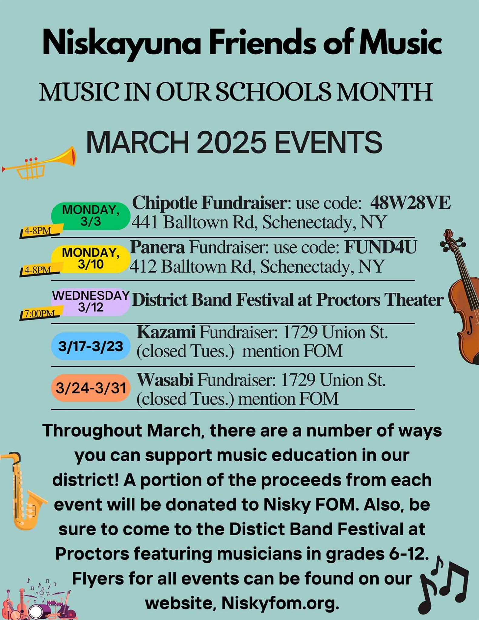 March events