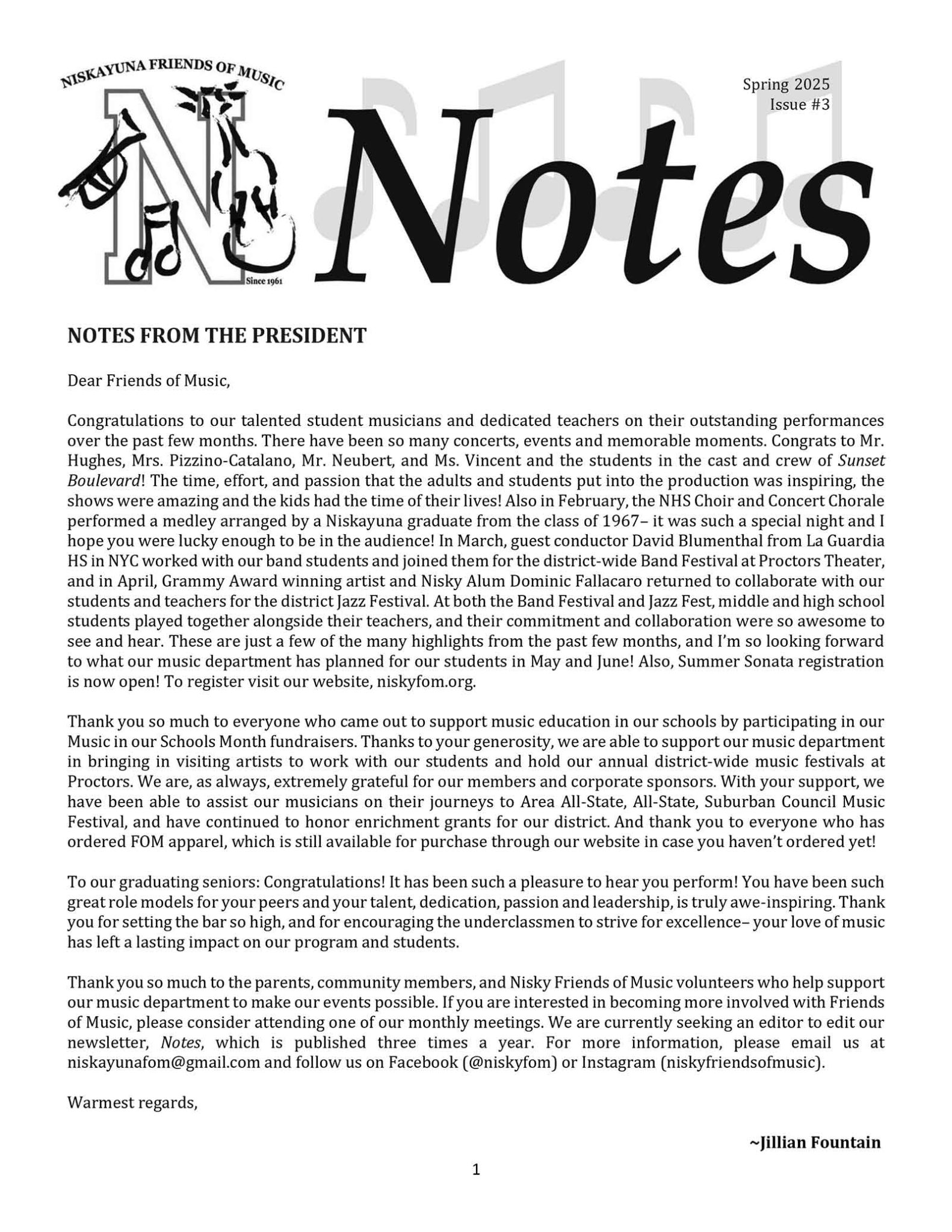 FOM Notes Spring 2025 Issue v2